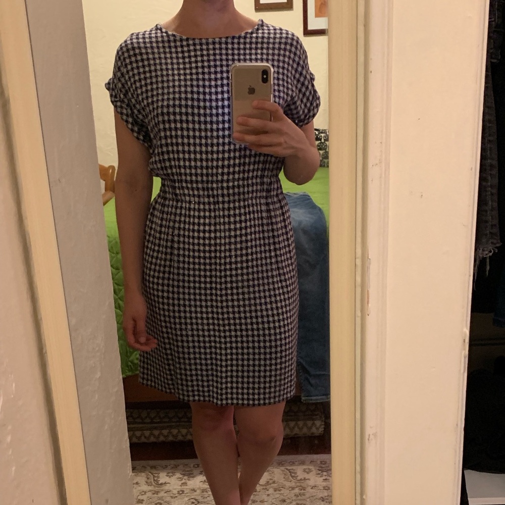 Houndstooth vintage dress